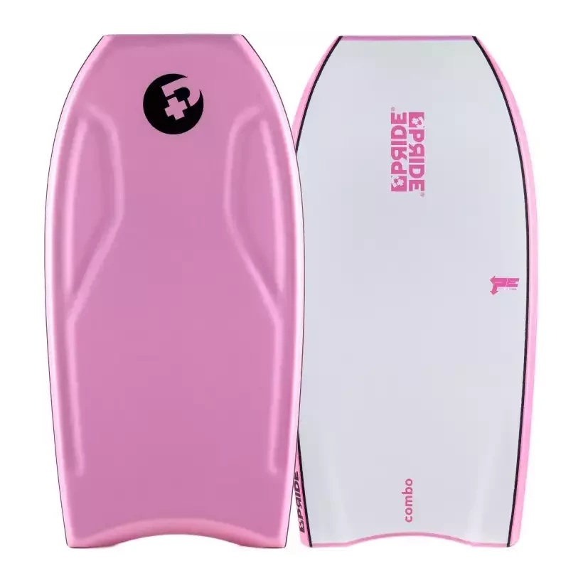 Bodyboard Pride Combo PE HD Recycled Pink/ White