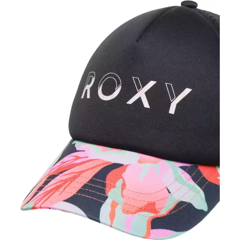 Boné Roxy Honey Coconut Anthracite The Moves Floral