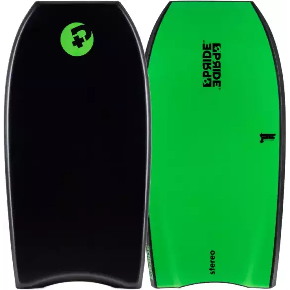 Bodyboard Pride Stereo PE HD Recycled Black/ Green