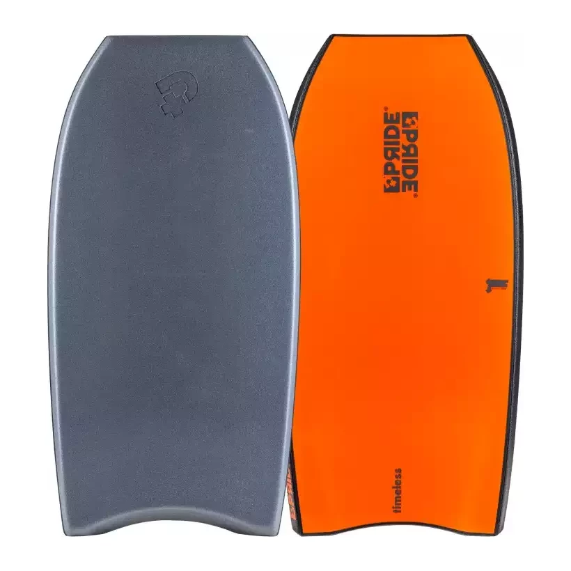 Bodyboard Pride Timeless PE HRC Recycled Grey/ Orange