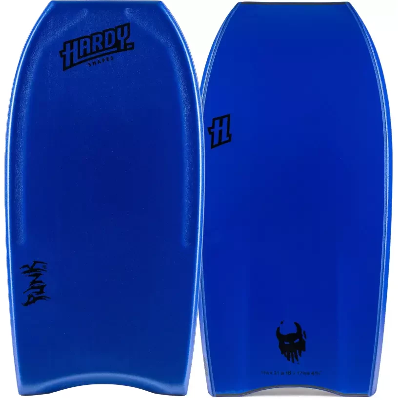 Planche de bodyboard Hardy Shapes Punk Anarchy Mini Quad Kinetic PP Dark Blue