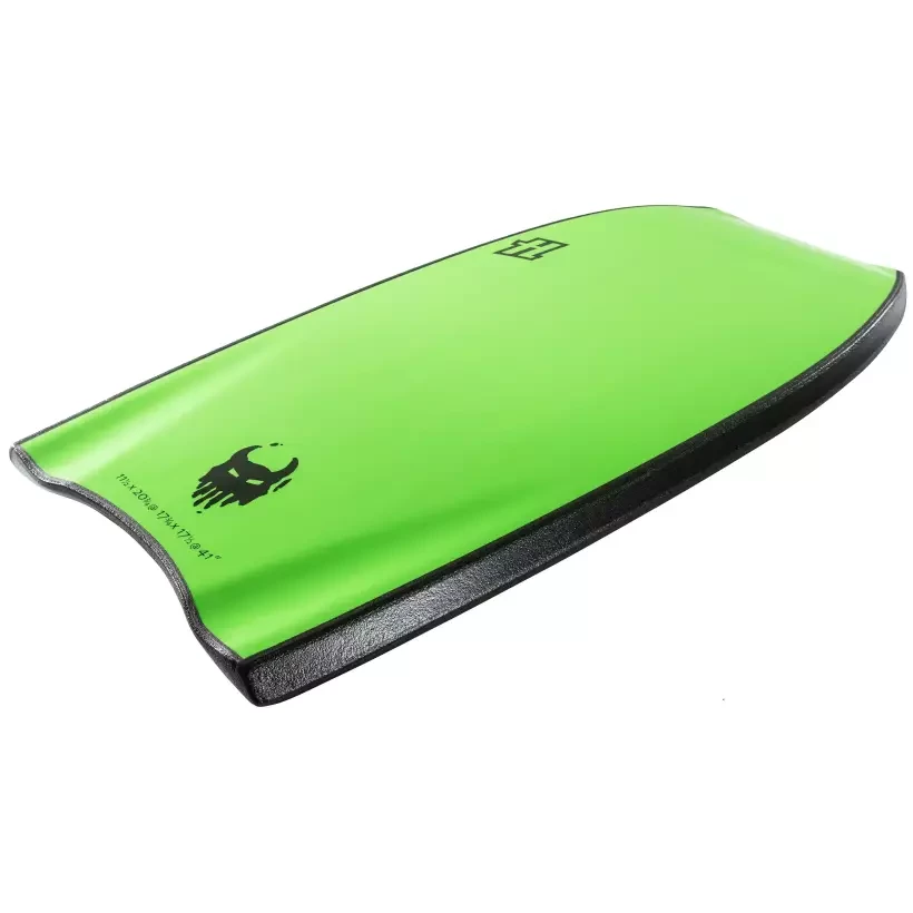 Bodyboard Hardy Shapes Punk Anarchy NRG+HD Black/Fluro Green