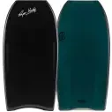 Prancha de bodyboard Hardy Shapes Ryan Hardy Pro Mini Quad Concave Kinetic PP Black/Mallard Green