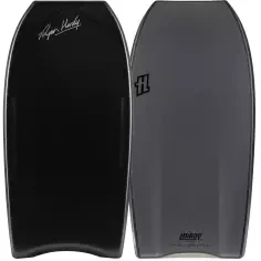 Prancha de bodyboard Hardy Shapes Ryan Hardy Pro Mini Quad Concave K15 PP Black/Grey