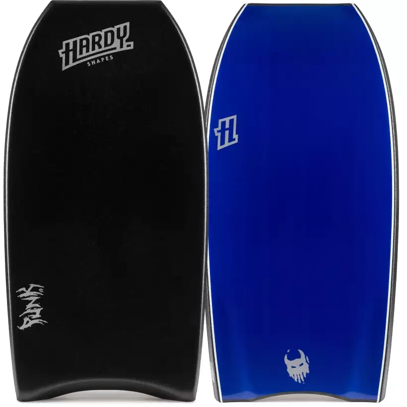 Planche de bodyboard Hardy Shapes Charger Punk PE Double Stringer Black/Dark Blue