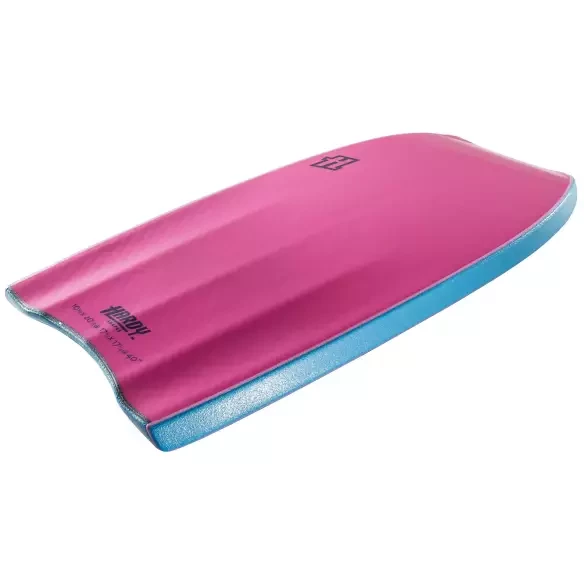 Planche de bodyboard Hardy Shapes Lilly Quad 3.0 K15 PP Aqua Blue/Pink