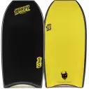 Bodyboard Hardy Shapes V-Punk Black/Yellow