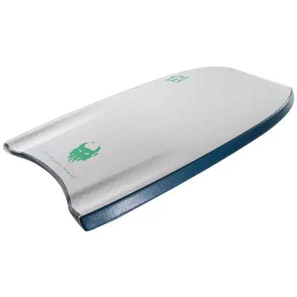 Prancha de bodyboard Hardy Shapes V-Punk Sea Green/White