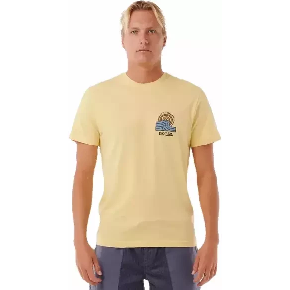 Rip Curl T-Shirt Surf Salt Water Culture Hazey Straw