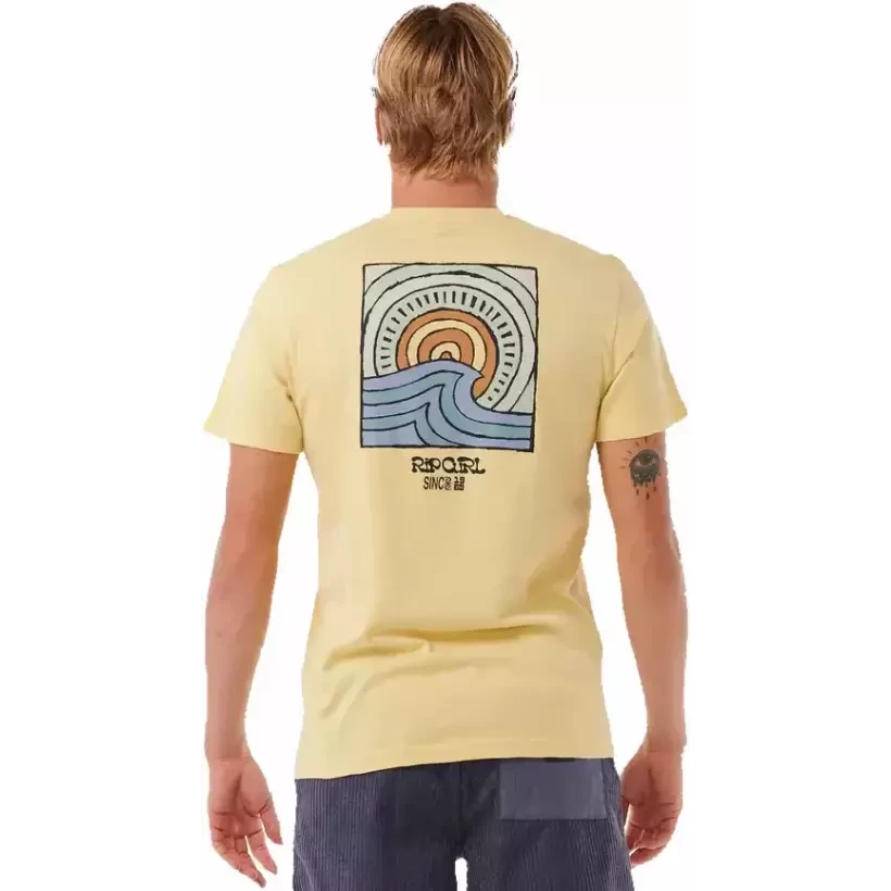 T-Shirt Rip Curl Salt Water Culture Hazey Straw