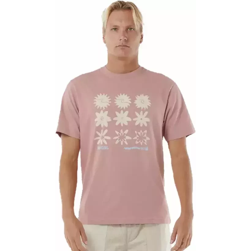 T-Shirt Rip Curl Flow Tee Mushroom Pink