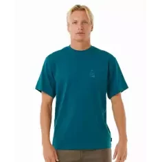 T-Shirt Rip Curl Search Embroidery Green
