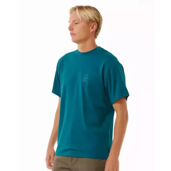 Camisa Rip Curl Search Embroidery Green