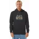 Sudadera Rip Curl Down The Line Washed Black