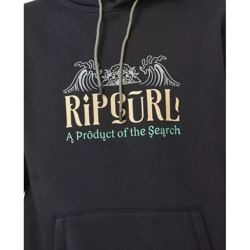Sudadera Rip Curl Down The Line Washed Black
