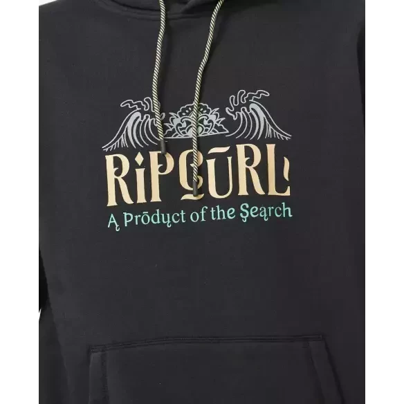 Sudadera Rip Curl Down The Line Washed Black