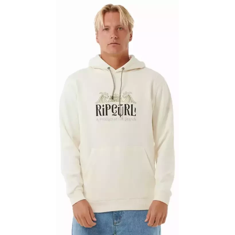 Sweat-shirt Rip Curl Down The Line White