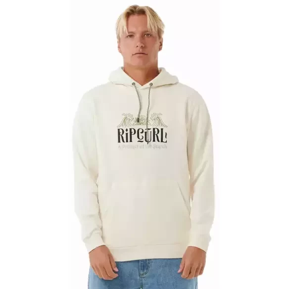 Sweat-shirt Rip Curl Down The Line White