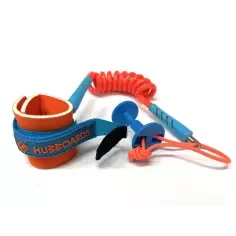 Leash de bodyboard Hubboards Comp wrist Orange/Blue