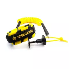 Hubboards bicep Bodyboard leash Yellow/Black
