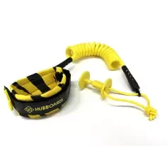 Leash de bodyboard Hubboards biceps XL Yellow