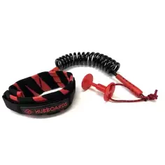 Leash de bodyboard Hubboards biceps XL Black/Red