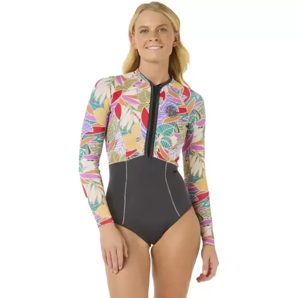 Shorty in Neoprene Rip Curl G-Bomb LS Charcoal