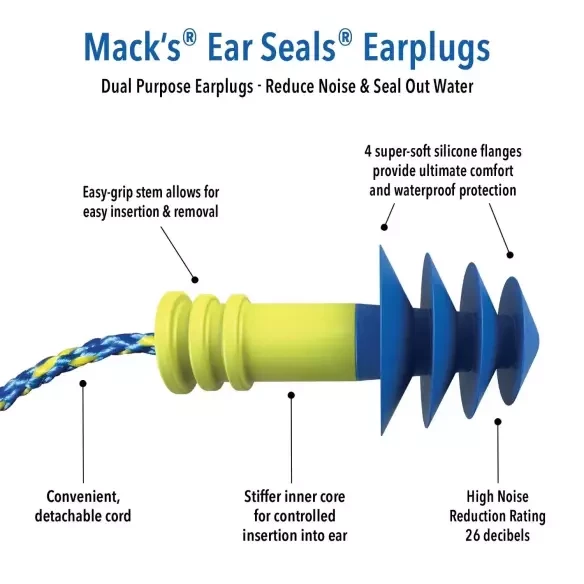 Tappi per le orecchie Macks Earseals