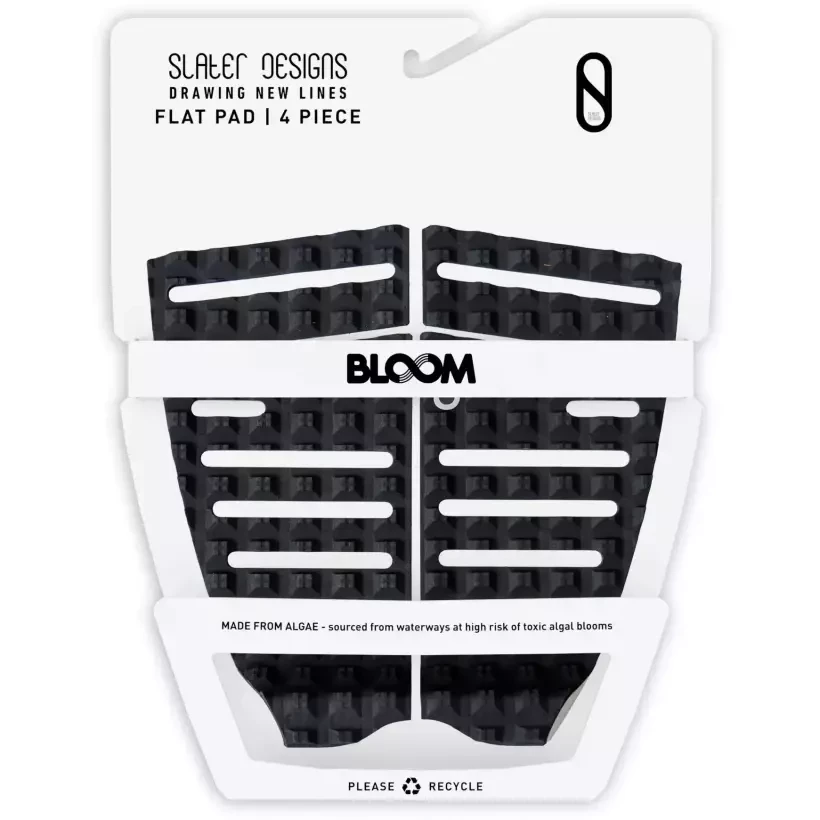 Grip de surf Slater Designs 4 Piezas Black/Grey