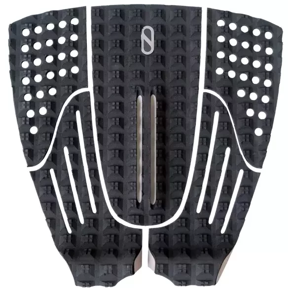 Deck surf Slater Designs Action Pad 5 peças Black/Grey