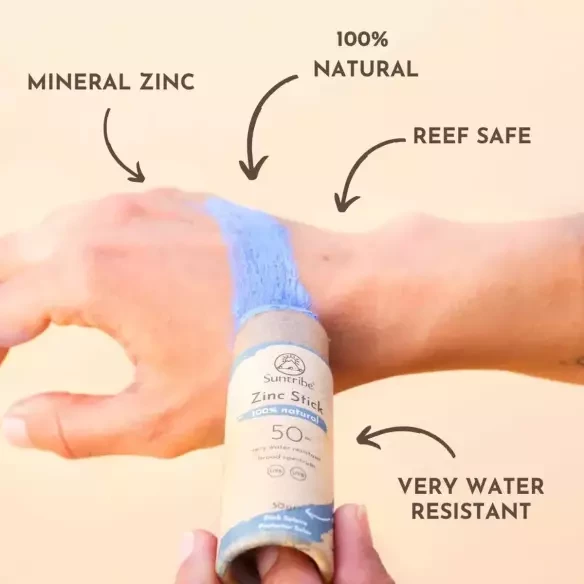 Stick solar Suntribe Natural Zinc SPF50 Blue