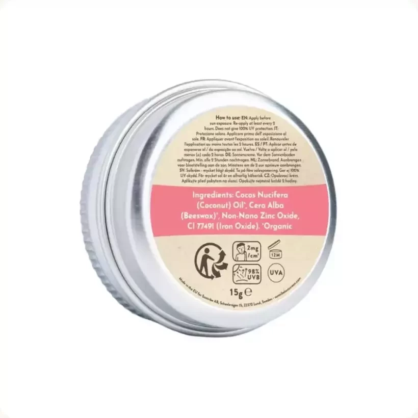 Crema solar Suntribe Mini Zinc Sport SPF50 Pretty Pink