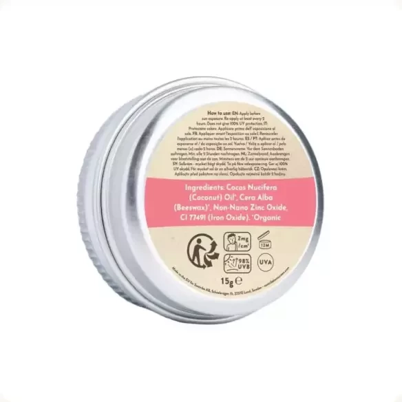 Suntribe Mini Zinc Sport Sunscreen SPF50 Pretty Pink