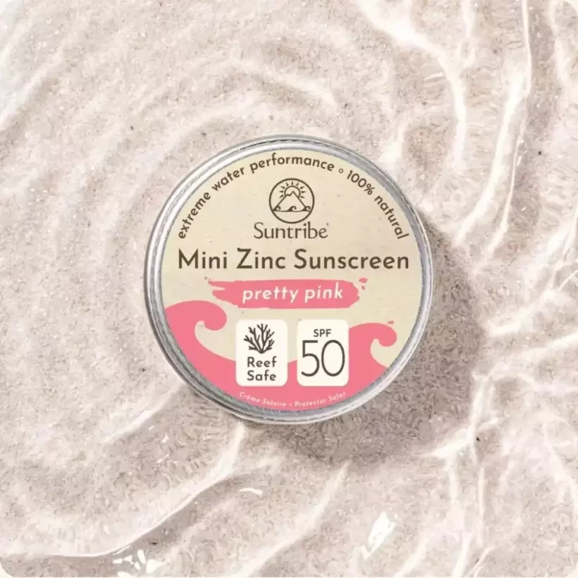 Suntribe Mini Zinc Sport Sonnencreme SPF50 Pretty Pink