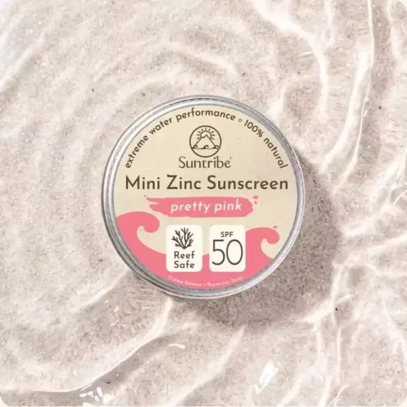 Crema solare Suntribe Mini Zinc Sport SPF50 Pretty Pink