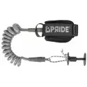 Leash Bodyboard Pride Stretchfit biceps Silver 8mm