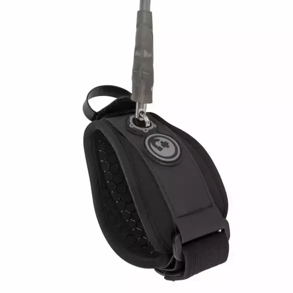 Leash Bodyboard Pride Stretchfit biceps Silver 8mm