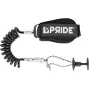 Leash de Bodyboard Pride Stretchfit biceps Black/White 8mm