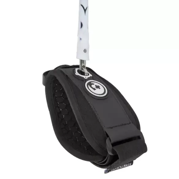 Pride Bodyboard Leash Stretchfit biceps Black/White 8mm