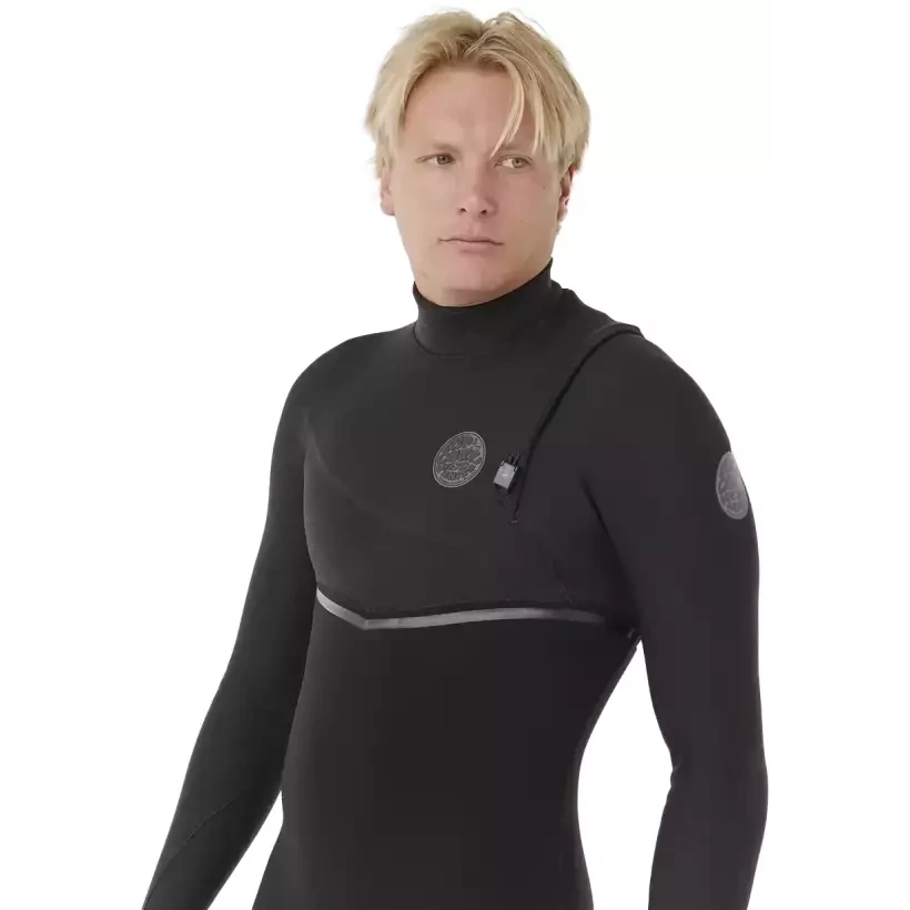 Wetsuit Rip Curl E-Bomb 4/3mm Zip Free Black