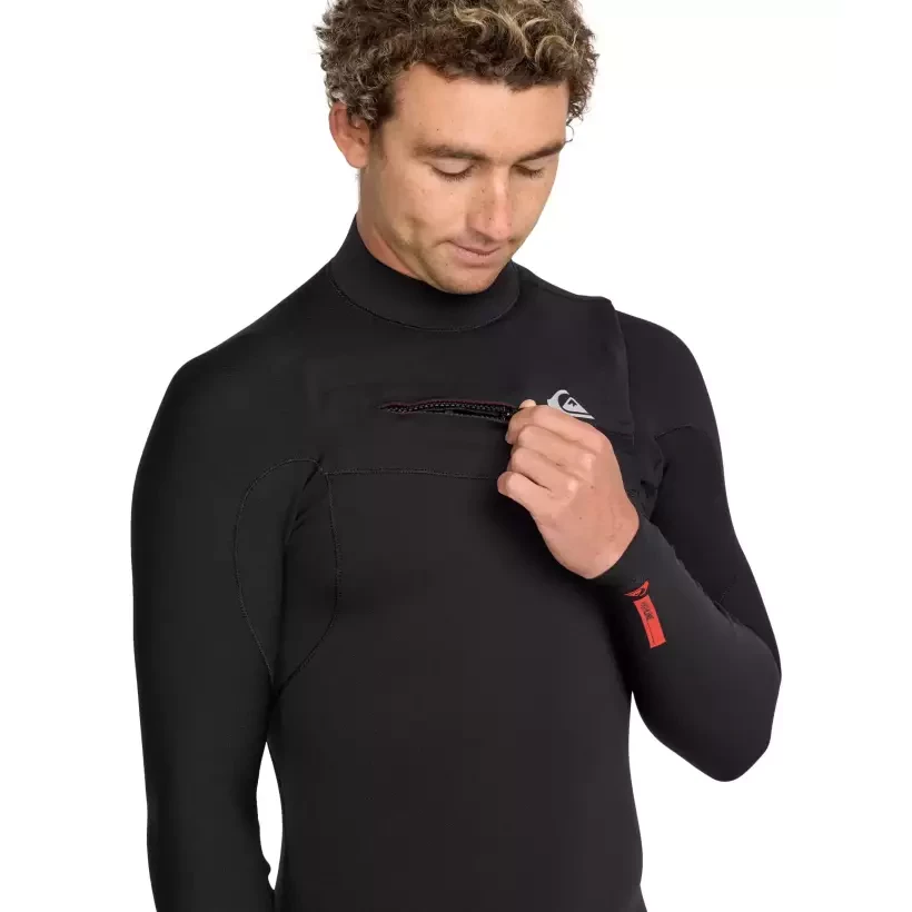 Fato Surf Quiksilver Highline 4/3mm CZ Black