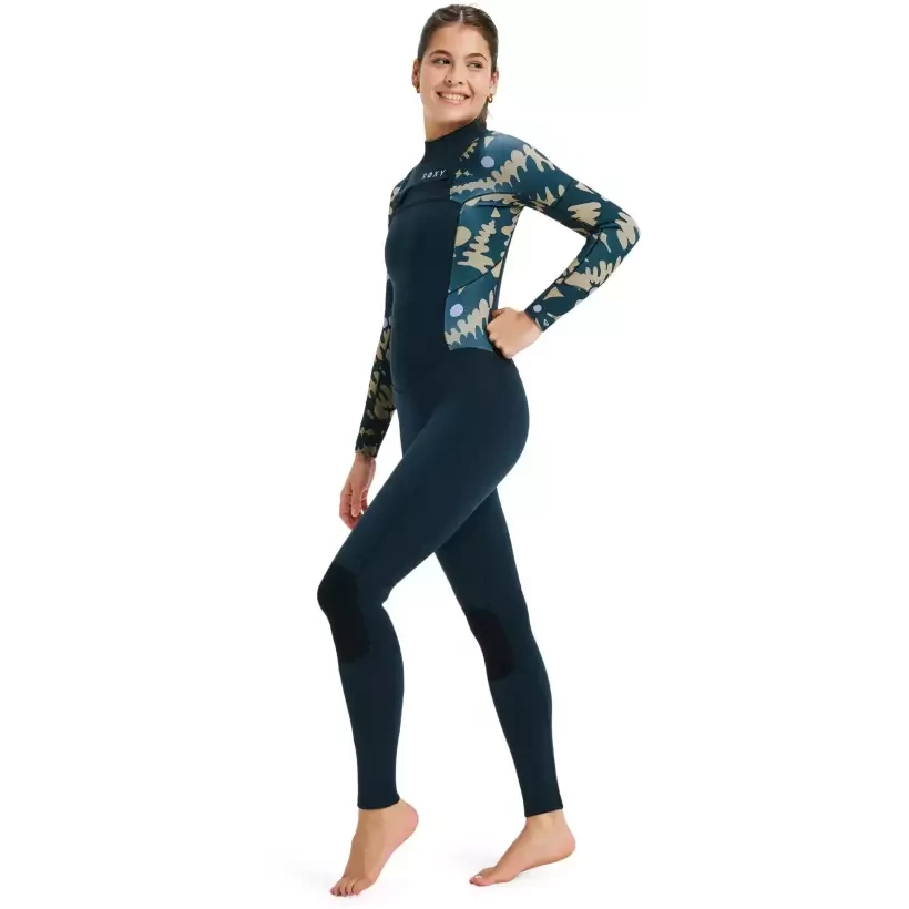 Combinaison Roxy Swell Natural 4/3mm FZ Black Floral