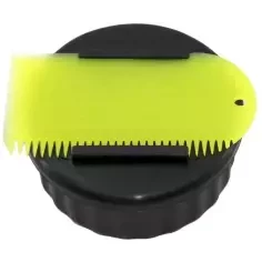 Custodia per paraffina Sex Wax Container+comb Black/Yellow