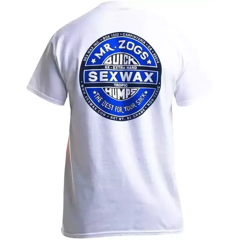 T-Shirt Sex Wax Quikhumps White