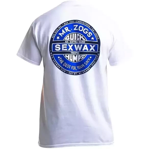 T-Shirt Sex Wax Quikhumps White