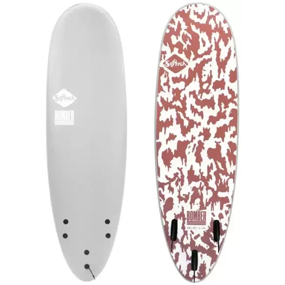 Tabla de surf Softech Bomber Dusty Red/Grey