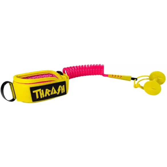 Bodyboard leash Thrash 8mm Hive X Kids Serie Yellow/Pink