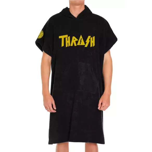 Poncho handdoek Thrash Logo Yellow