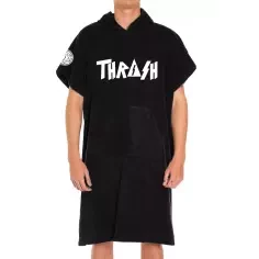 Poncho handdoek Thrash Logo White