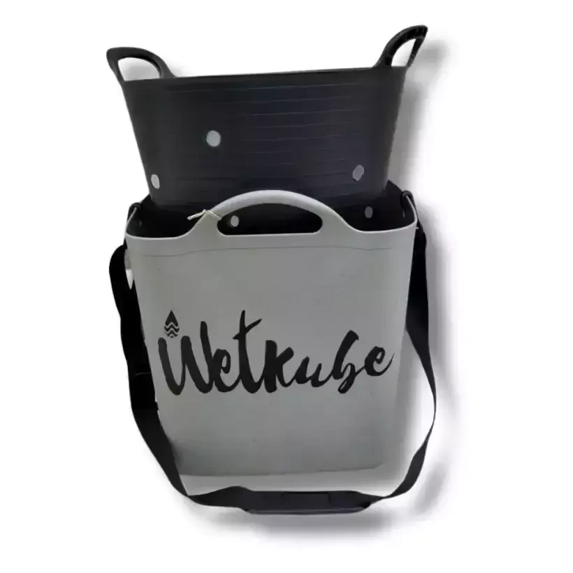 Wetkube quadratisch 27 Liter Grau